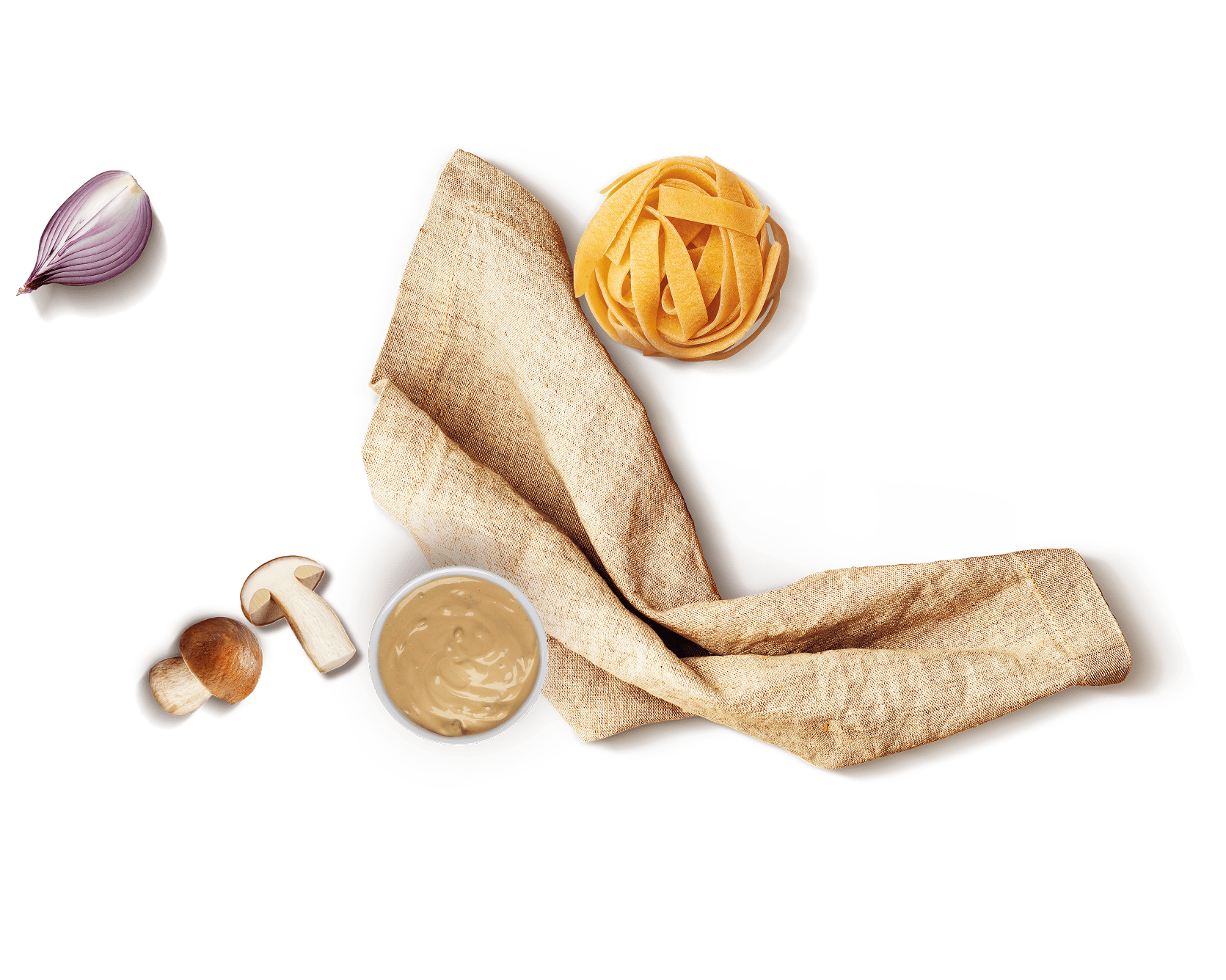 Tagliatelle en salsa de Boletus