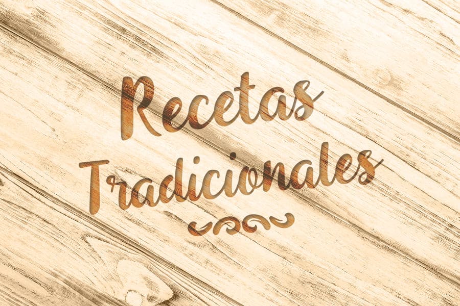 Recetas tradicionales