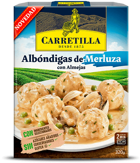 Albóndigas de Merluza con Almejas