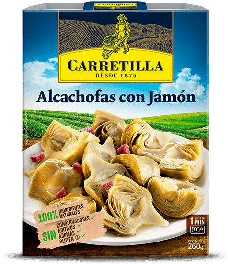 Alcachofas con Jamón