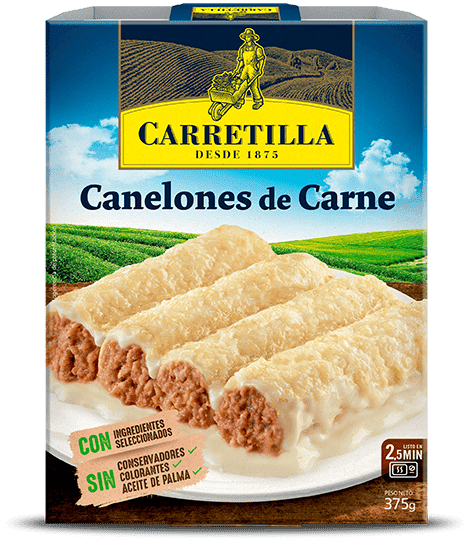Canelones de Carne