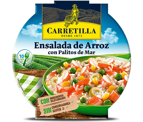 Ensalada de Arroz con Palitos de Mar