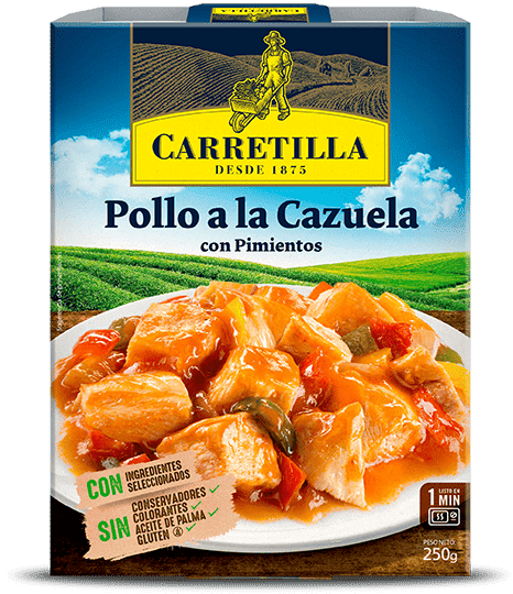 Pollo a la Cazuela con Pimientos